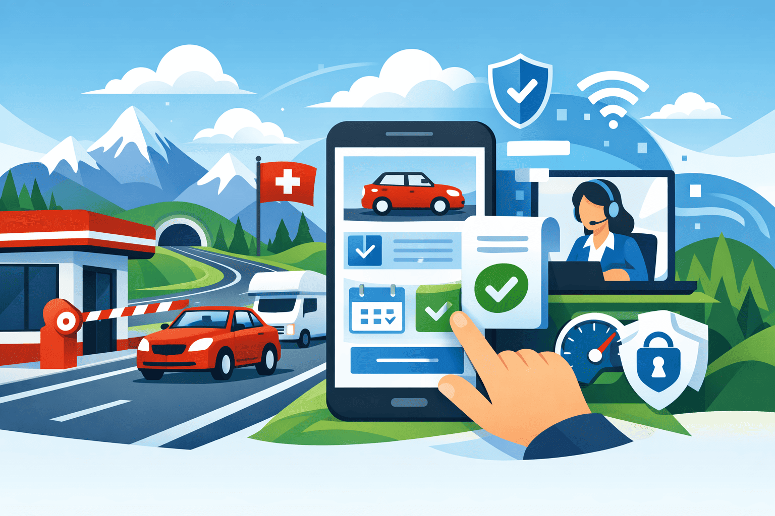 Expedited Swiss Vignette: Drive with Confidence