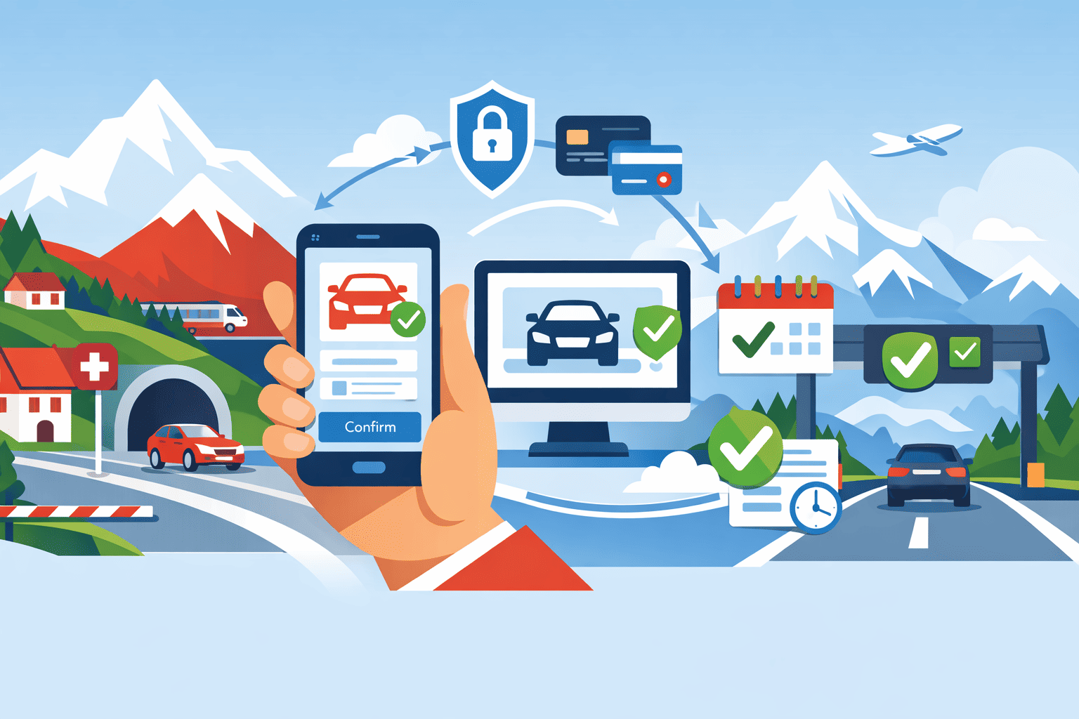 Hassle-Free Swiss Vignette for Immediate Travel