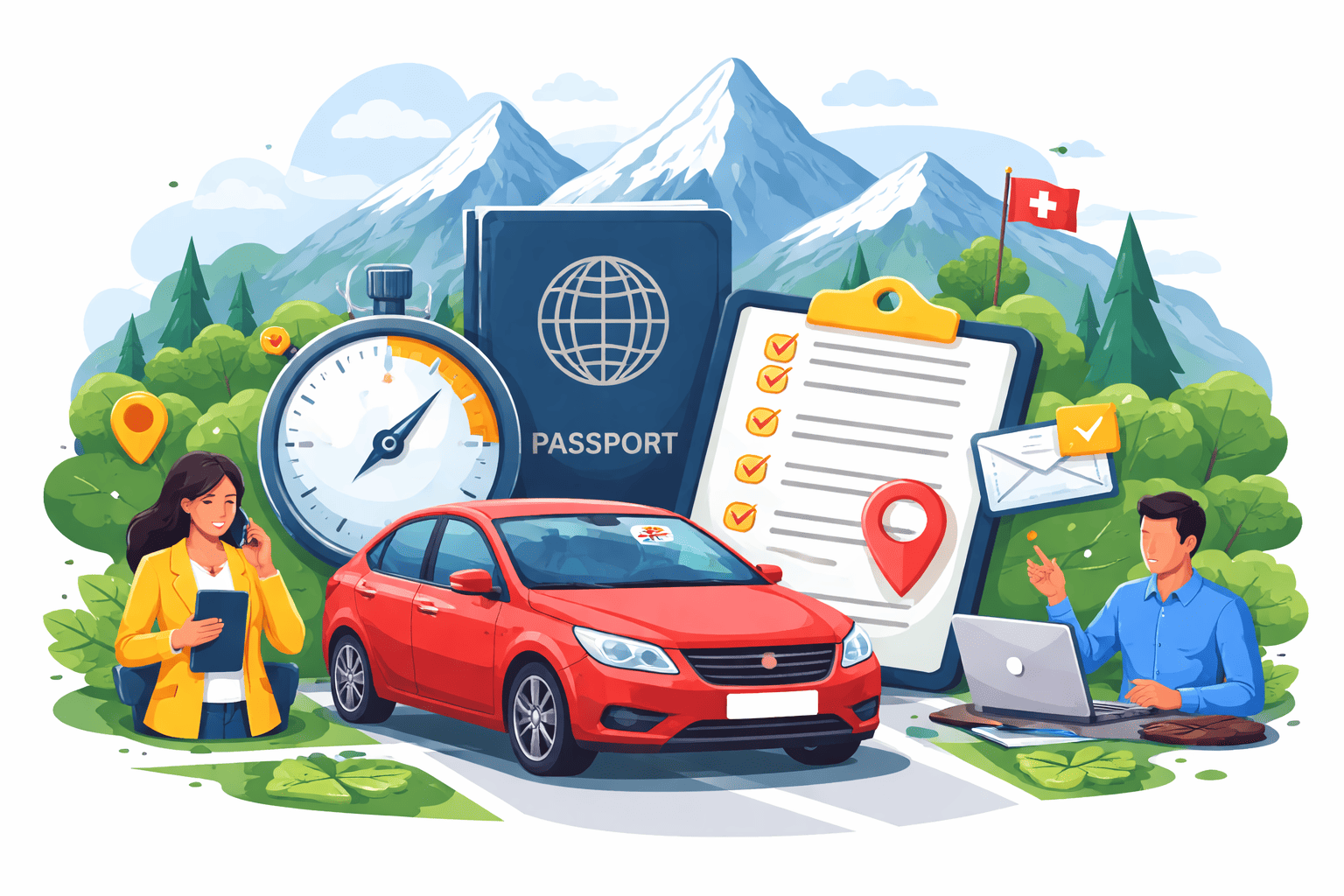 Urgent Swiss Vignette: Ready for Your Journey