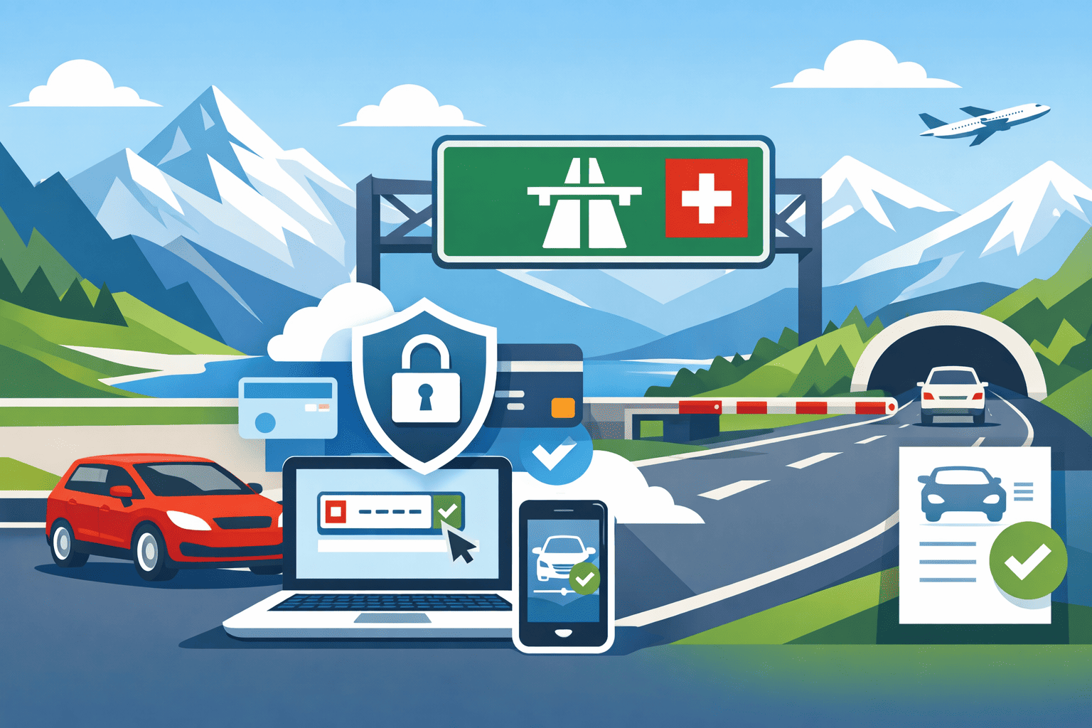 Instant Swiss E-Vignette: Drive Switzerland Without Delay